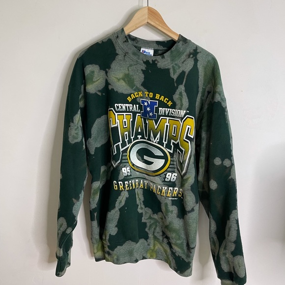 Vintage Green Bay Packers Football Superbowl 90s champs custom 1 of 1 - Picture 6 of 8